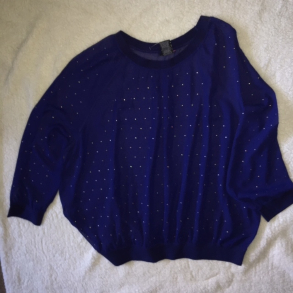 Elegant Blue Women's Sweater